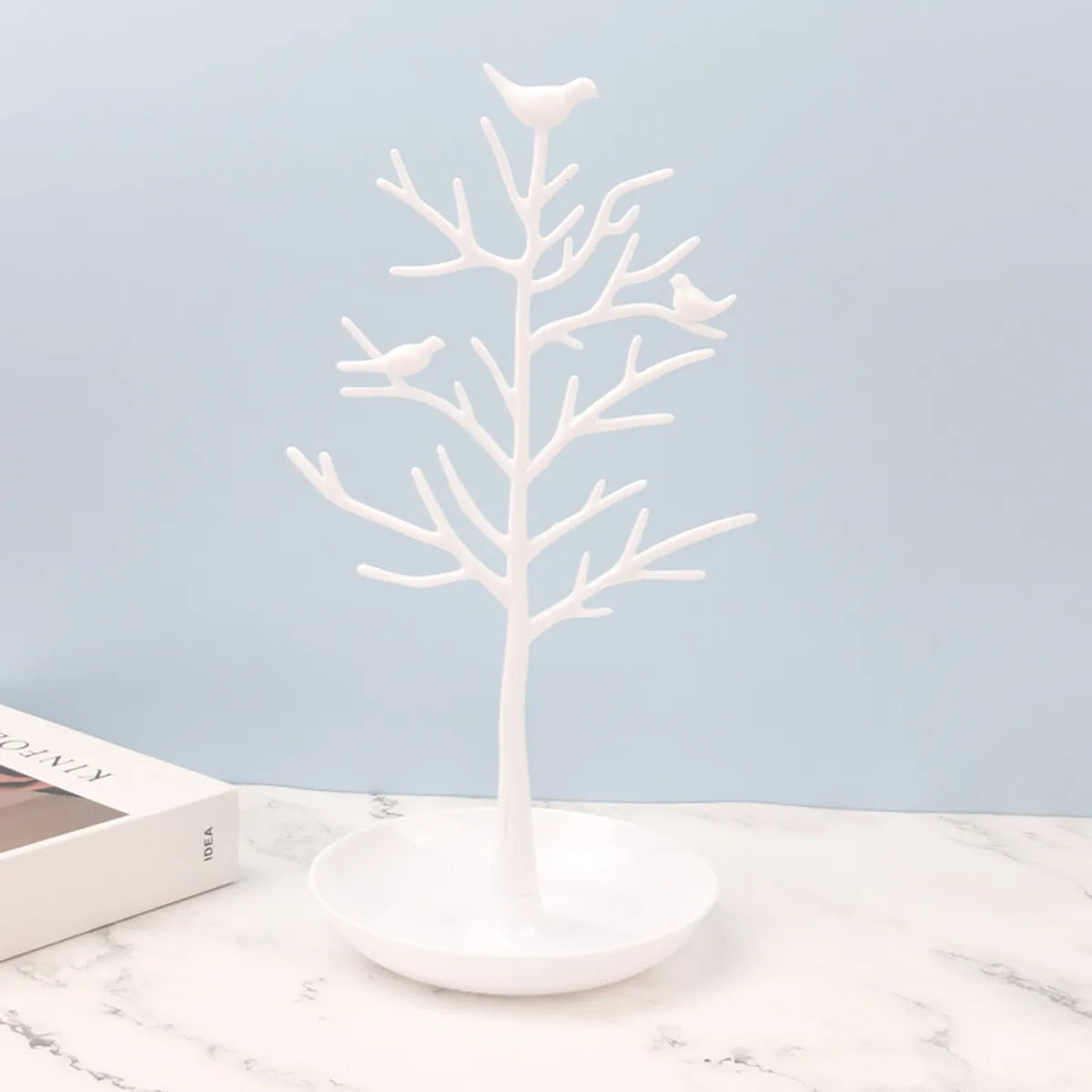 Pastoral Tree Bird Plastic Jewelry Rack