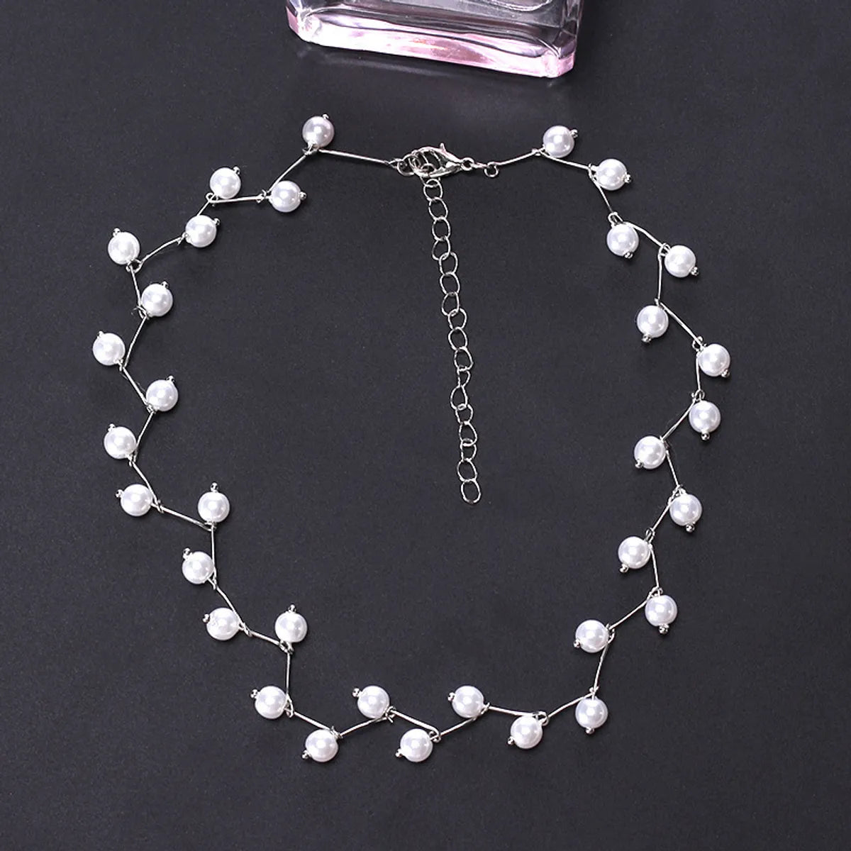 Pearl Clavicle Chain Women's Neck Strap Simple Short Necklace