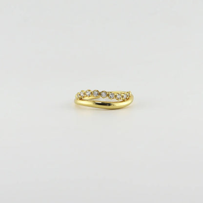 Personality Ins Ring S925 Sterling Silver Gold-plated Silver Ring