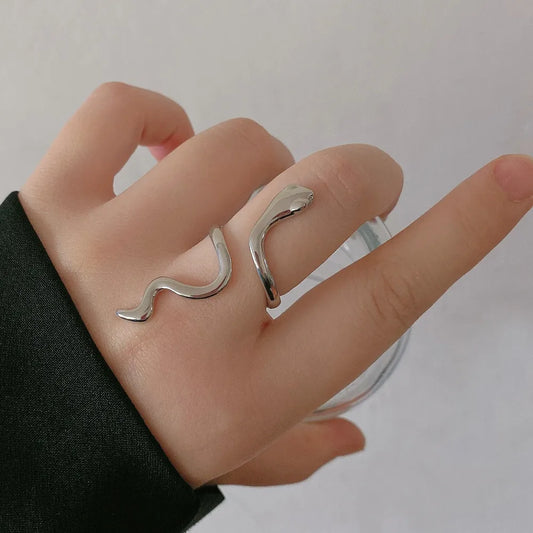 Personality Smooth Snake-Shaped Ring Wholesale