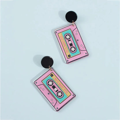 Personality Tape Exaggerated Funny Earrings