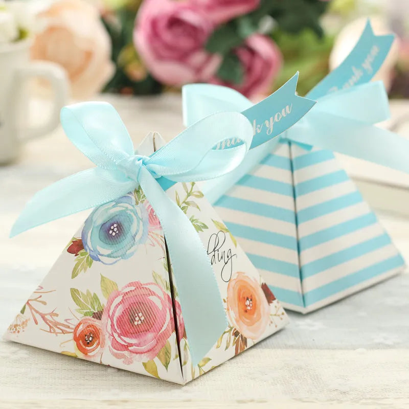 Pink Candy Box Small Hand Gift Box Candy Box Romantic Wedding Paper Bag Packaging Box Paper Box Small Batch Candy Box