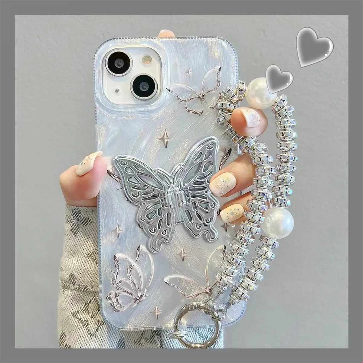 Plastic Butterfly Sweet Phone Cases Phone Accessories