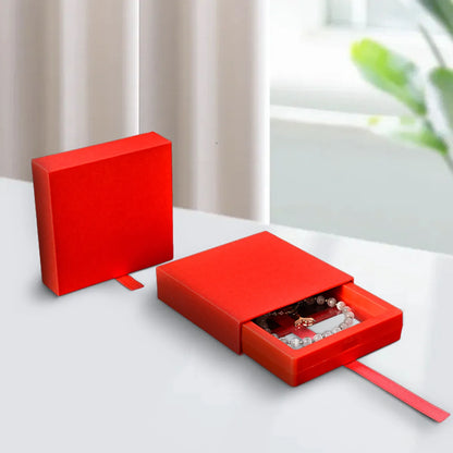 Fashion Solid Color Plastic Jewelry Boxes