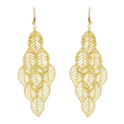 Popular Fashion Long Tassel Leaf Earrings Wholesale Gooddiy