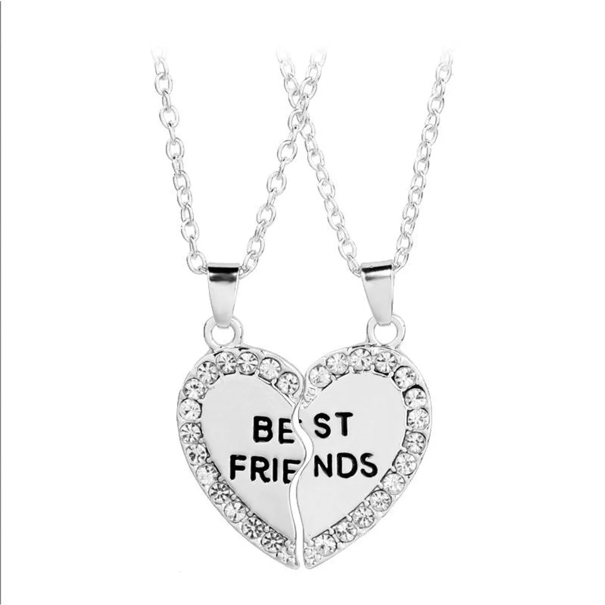 Popular Jewelry Fashion Letters Best Friends Good Friends Necklaces Selling Necklaces Wholesale