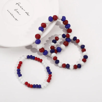 Preppy Style Ethnic Style Round Crystal Beads Wholesale Bracelets