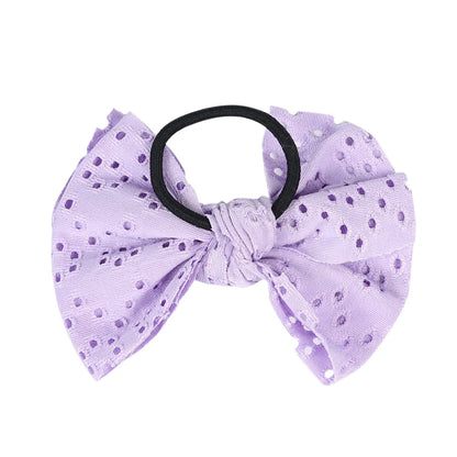 Princess Bow Knot Cloth Patchwork Hair Tie