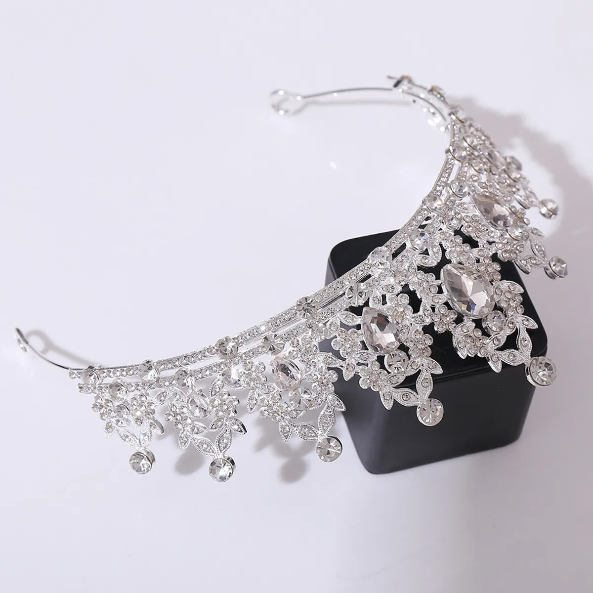 Princess Bridal Crown Alloy Inlay Artificial Crystal Rhinestones Crown