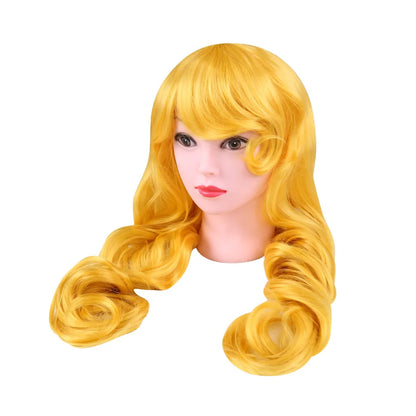 Princess Cartoon Character Artificial Fiber Wigs