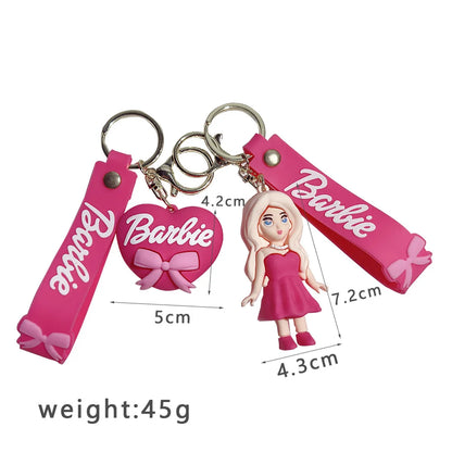 Princess Cartoon Style Human Letter  Silica Gel Women'S Bag Pendant Keychain