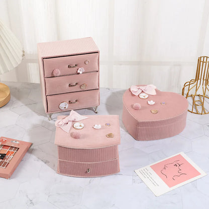 Princess Solid Color Jewelry Boxes