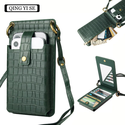 Pu Leather Plaid Handmade Casual Simple Style Mobile Phone Case Phone Accessories