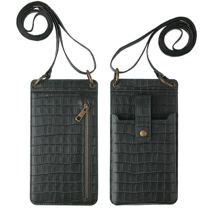 Pu Leather Plaid Handmade Casual Simple Style Mobile Phone Case Phone Accessories