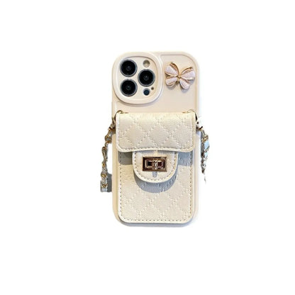 Pu Leather Solid Color Sweet Simple Style Phone Cases Phone Accessories