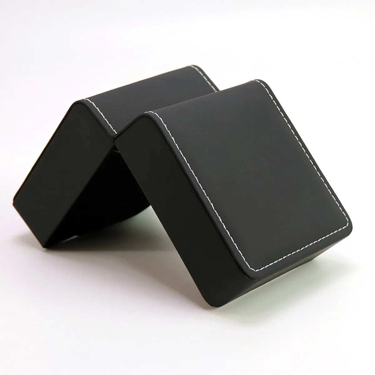 Basic Classic Style Solid Color Pu Jewelry Boxes