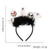 Halloween Pumpkin Cat Bat Felt Feather Masquerade Party Hair Band Costume Props