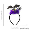 Halloween Pumpkin Cat Bat Felt Feather Masquerade Party Hair Band Costume Props