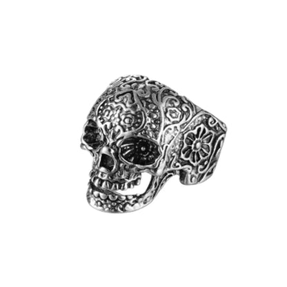 Punk Animal Cross Skull Alloy Men'S Open Rings