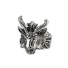 Punk Animal Cross Skull Alloy Men'S Open Rings