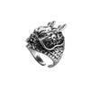 Punk Animal Cross Skull Alloy Men'S Open Rings