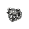 Punk Animal Cross Skull Alloy Men'S Open Rings