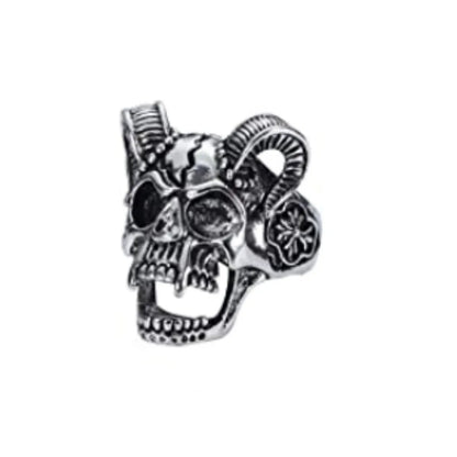 Punk Animal Cross Skull Alloy Men'S Open Rings