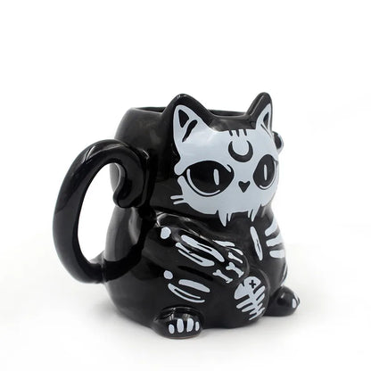 Punk Cartoon Ceramics Water Bottles