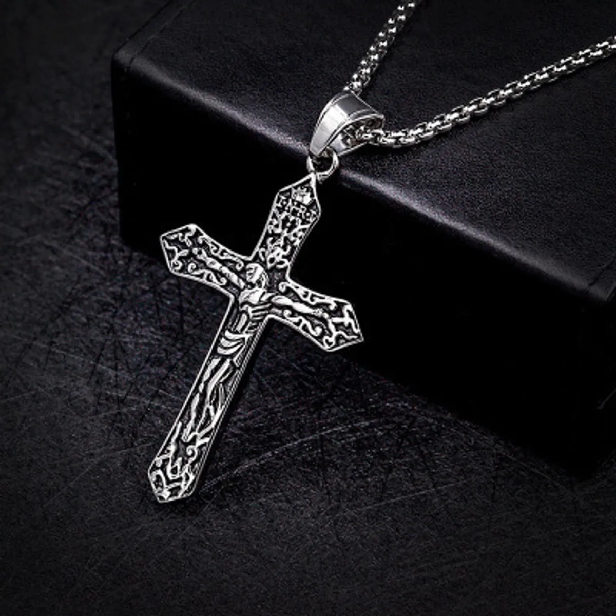 Punk Geometric Alloy Plating Men's Necklace