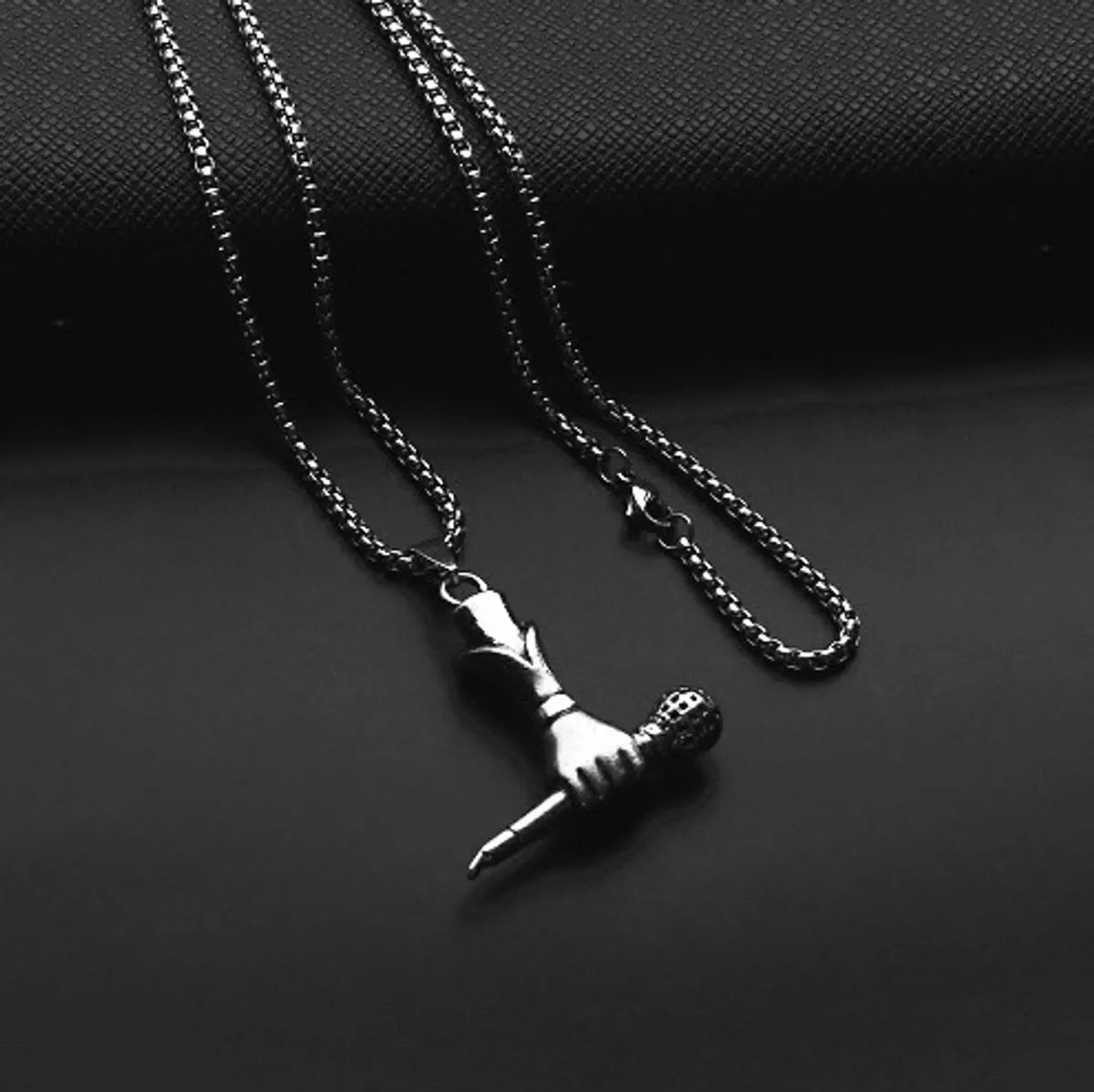 Punk Geometric Alloy Plating Unisex Necklace