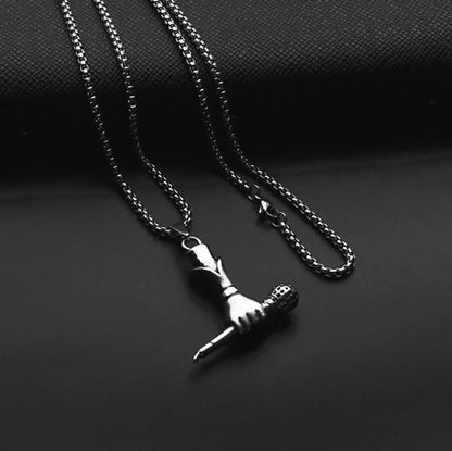 Punk Geometric Alloy Plating Unisex Necklace