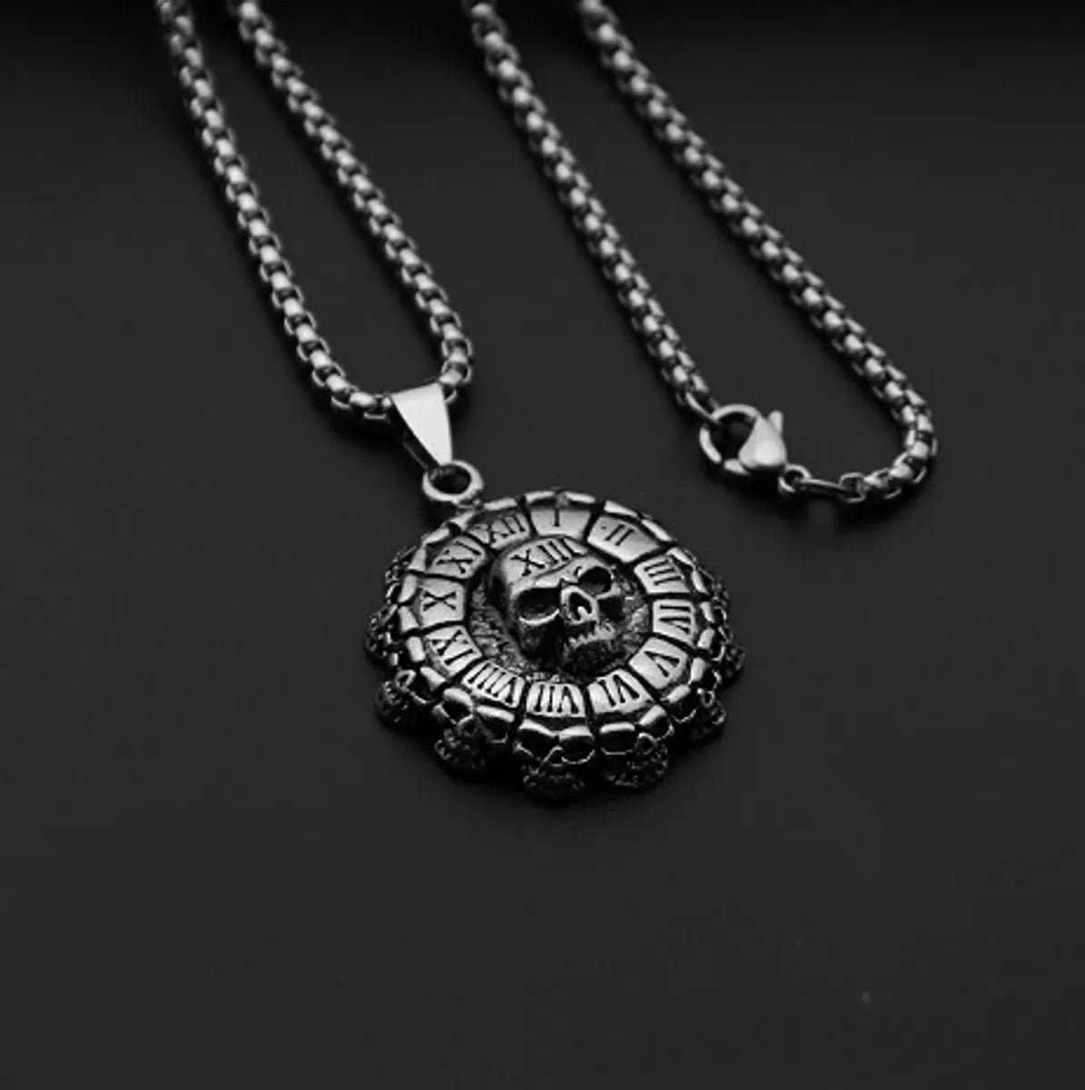 Punk Geometric Alloy Plating Unisex Necklace