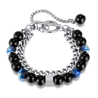 Punk Geometric Beaded Wholesale Bracelets