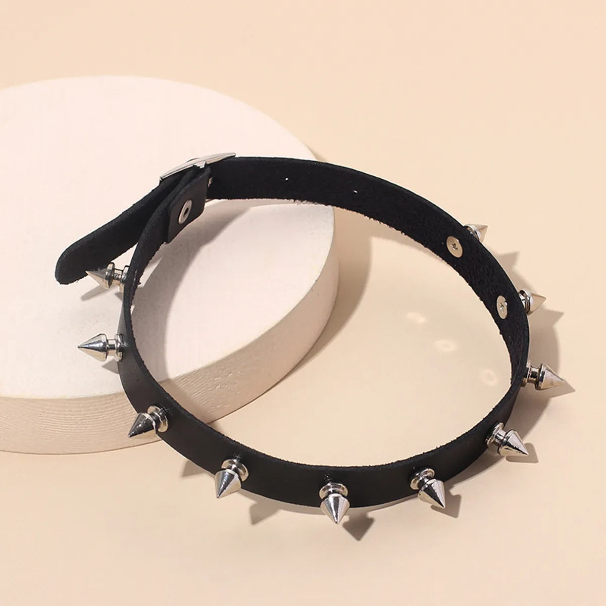 Punk  Leather Necklace Wholesale