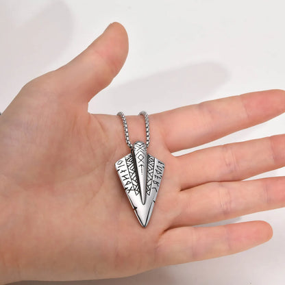 Punk Simple Style Arrow 304 Stainless Steel Men'S Pendant Necklace