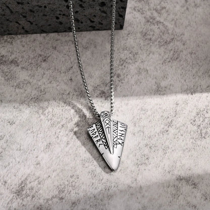 Punk Simple Style Arrow 304 Stainless Steel Men'S Pendant Necklace