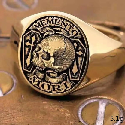 Punk Skull Alloy Plating Men'S Rings