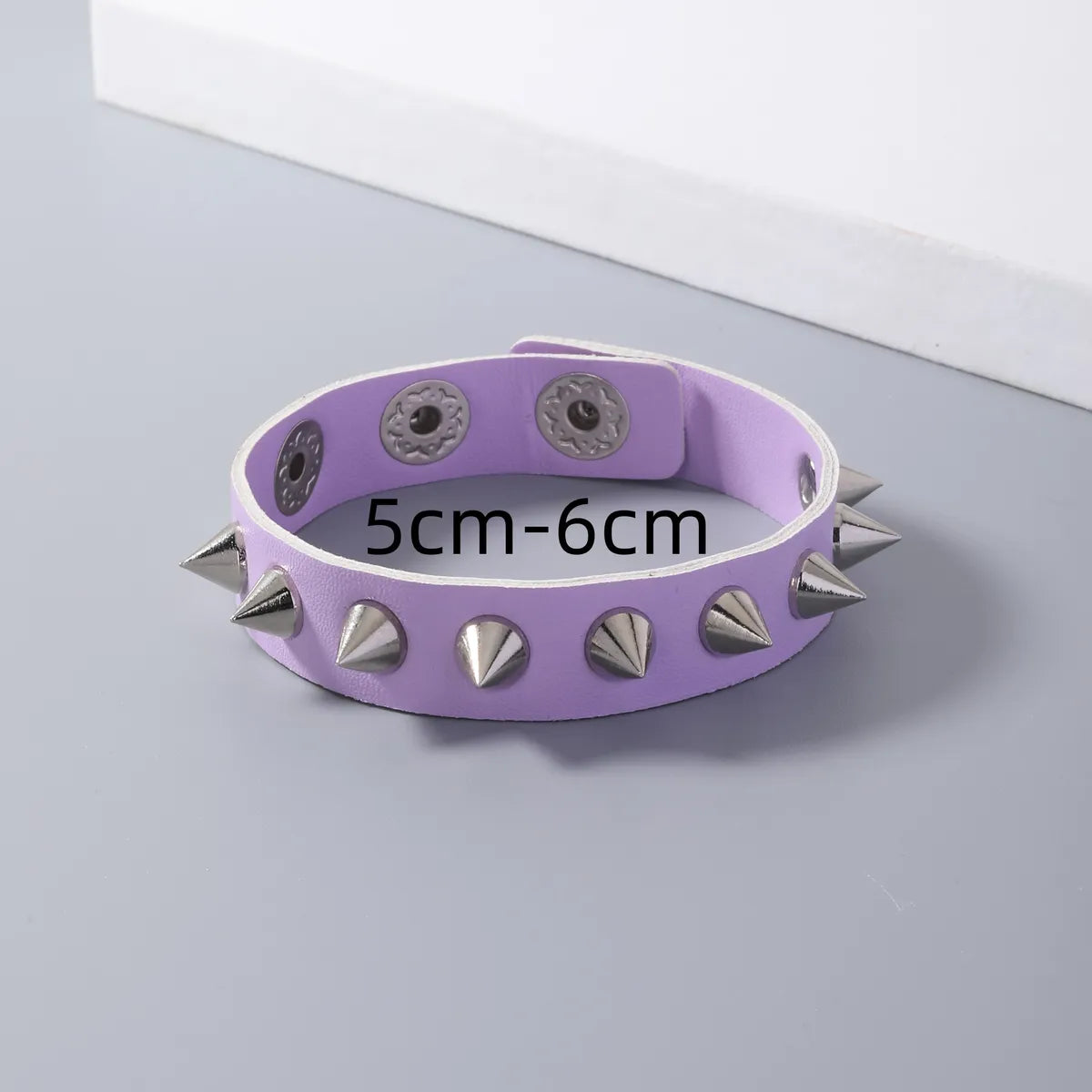 Punk Solid Color Suede Metal Women'S Bracelets