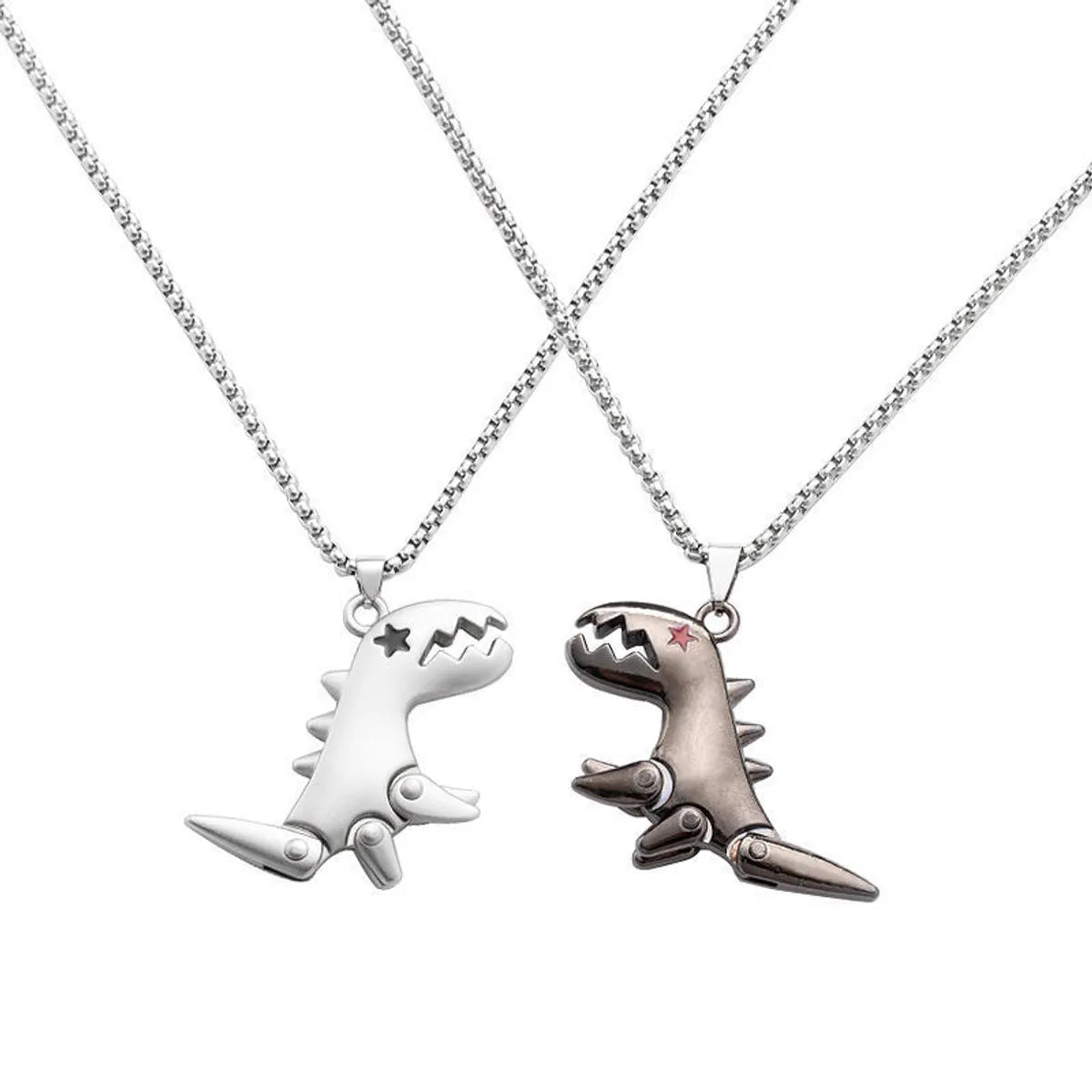 Punk Streetwear Animal Alloy Titanium Steel Wholesale Pendant Necklace