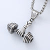 Punk Streetwear Geometric Stainless Steel Men'S Necklace Pendant