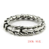 Punk Streetwear Geometric Stainless Steel Polishing Men'S Bracelets