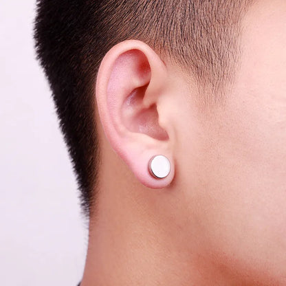 Simple Style Geometric Plating Metal Earrings Ear Studs