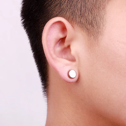 Simple Style Geometric Plating Metal Earrings Ear Studs