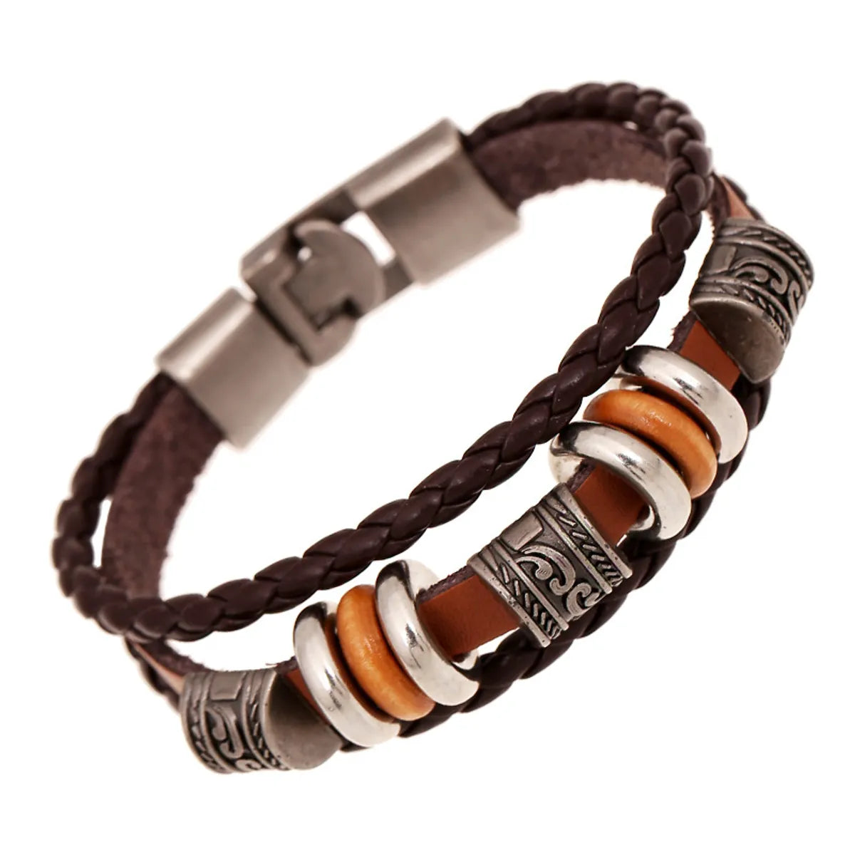 Punk Style Cowhide Bracelet