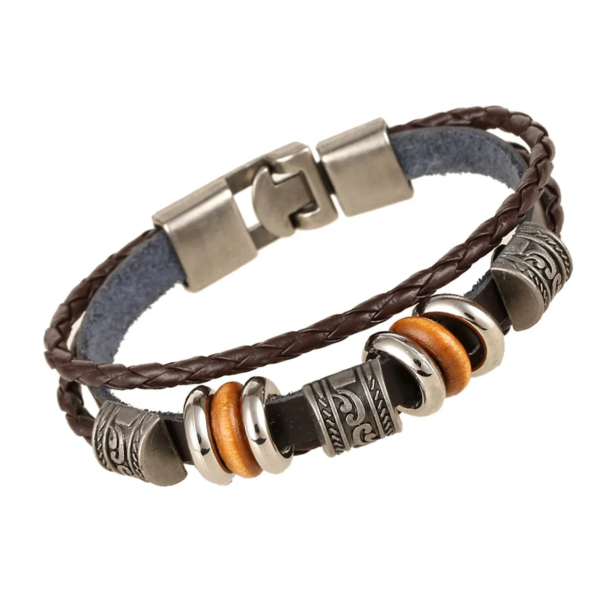 Punk Style Cowhide Bracelet