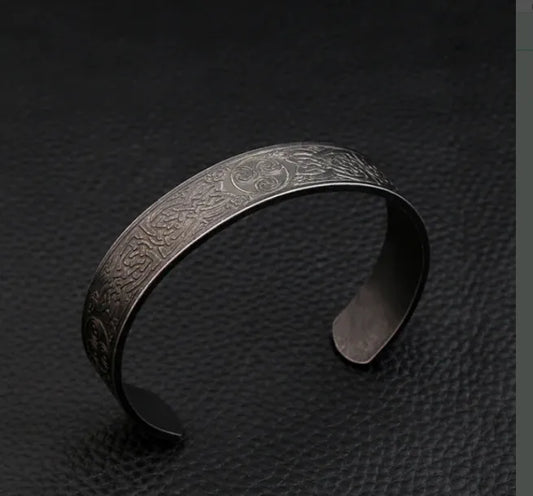 Punk Totem 304 Stainless Steel Bangle In Bulk