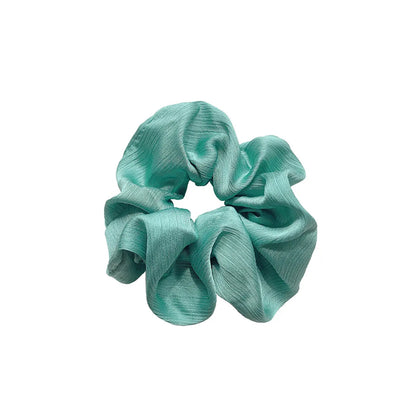 Pure Color Cute Girl Hair Scrunchies Chiffon Fabric Hair Scrunchies   Wholesale Nihaojewelry