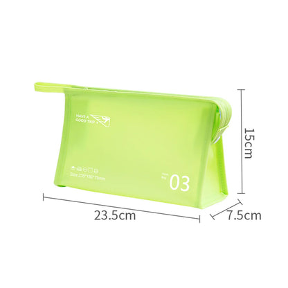 Casual Style Pvc Travel Bag Toiletry Bag In Vivid Color