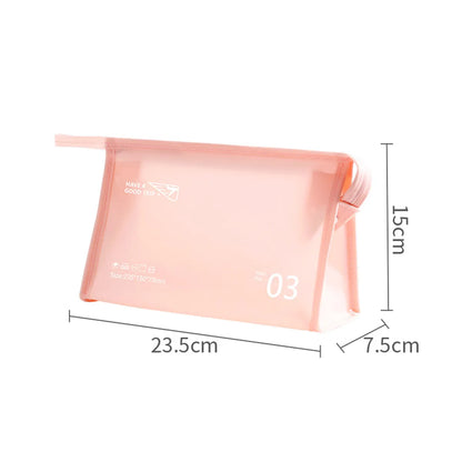 Casual Style Pvc Travel Bag Toiletry Bag In Vivid Color