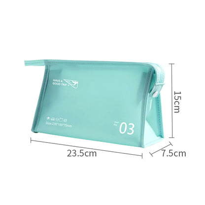 Casual Style Pvc Travel Bag Toiletry Bag In Vivid Color